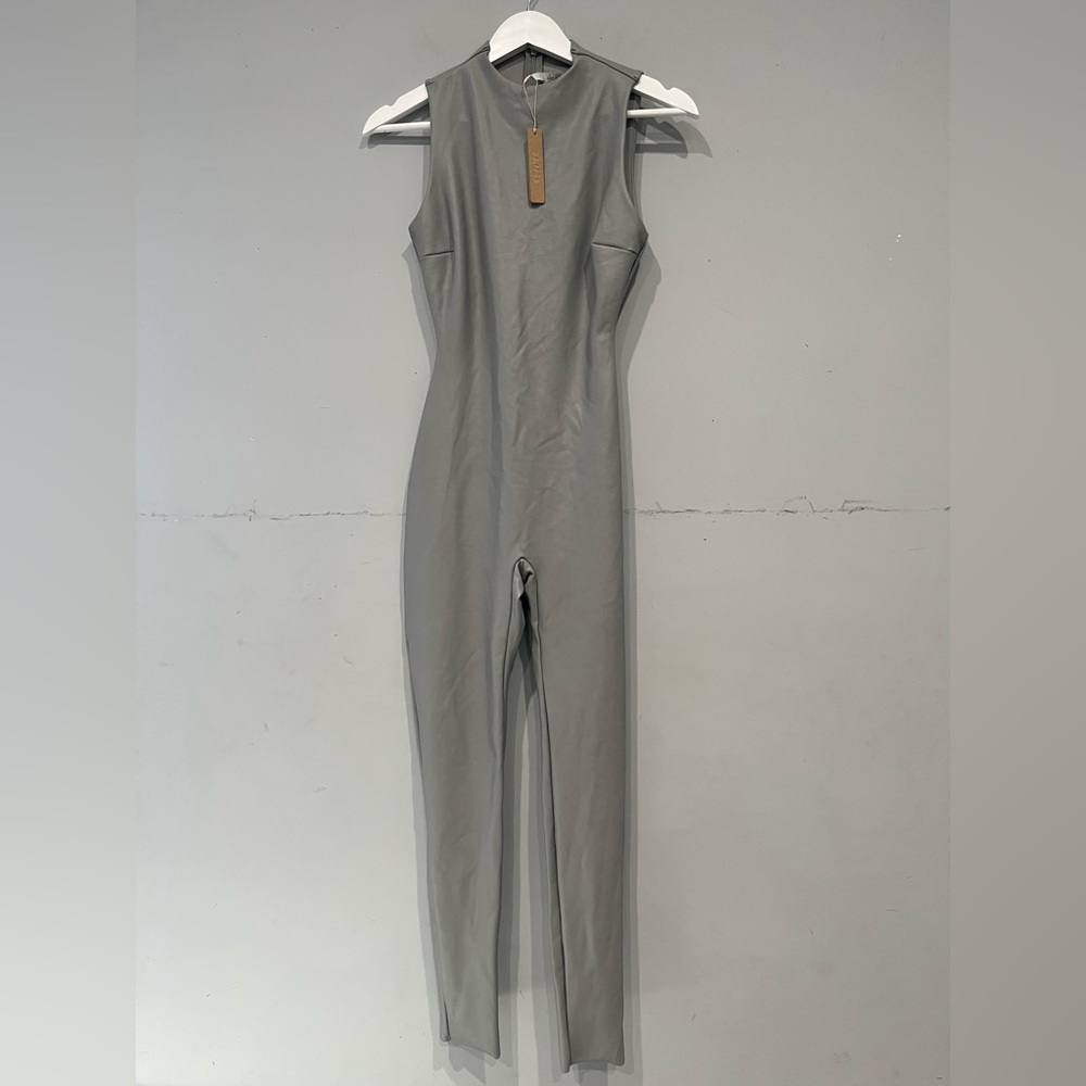 NWT Skims faux leather stretch catsuit jumpsuit